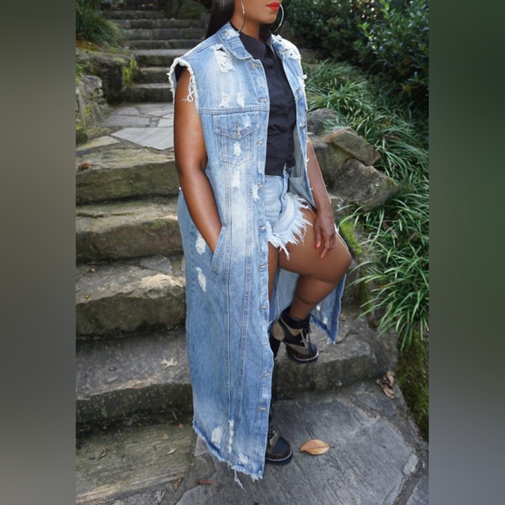 Denim vest - Picture 4 of 6